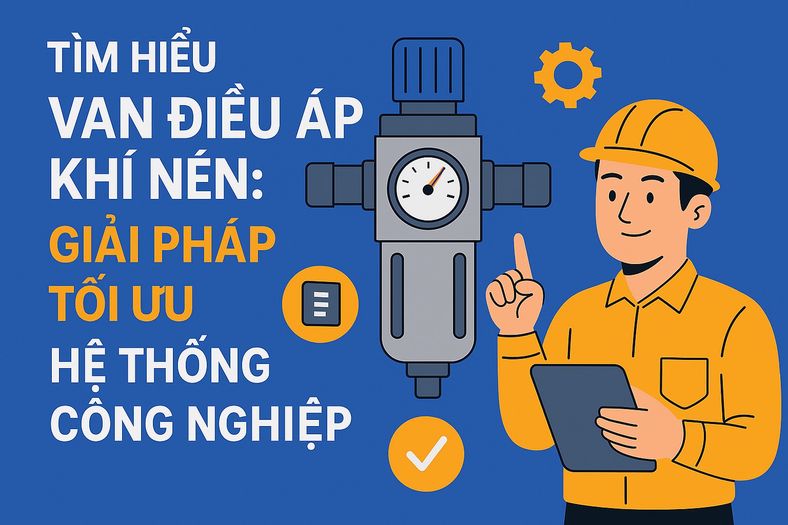 Tìm Hiểu Van Điều Áp Khí Nén: Giải Pháp Tối Ưu Hệ Thống Công Nghiệp