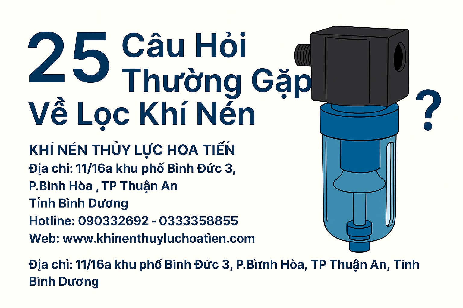 25 Câu Hỏi Thường Gặp Về Lọc Khí Nén