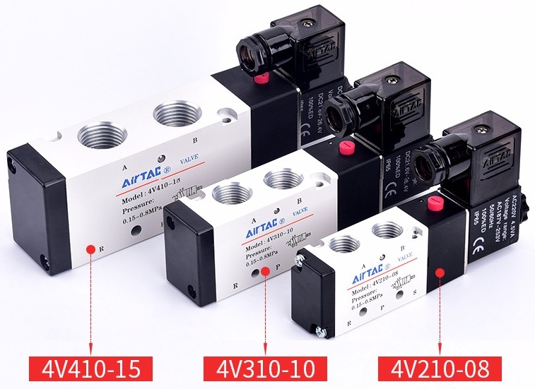 Giới thiệu từng kiểu van khí nén: 2/2, 3/2, 4/2, 5/2, 5/3