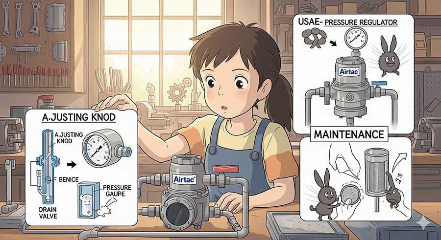 Van Điều Áp Khí Nén Airtac – Giải Pháp Hoàn Hảo Cho Hệ Thống Khí Nén Hiện Đại