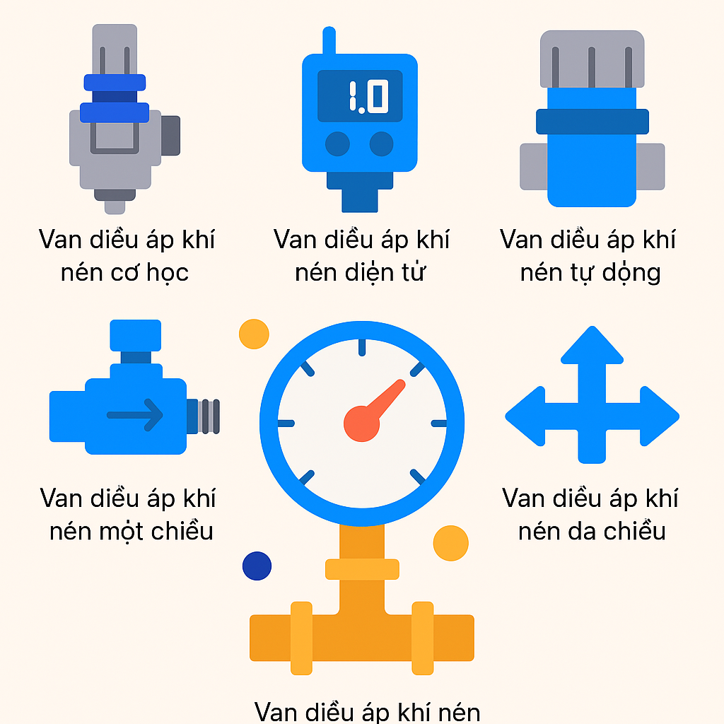 Những Loại Van Điều Áp Khí Nén Phổ Biến Hiện Nay
